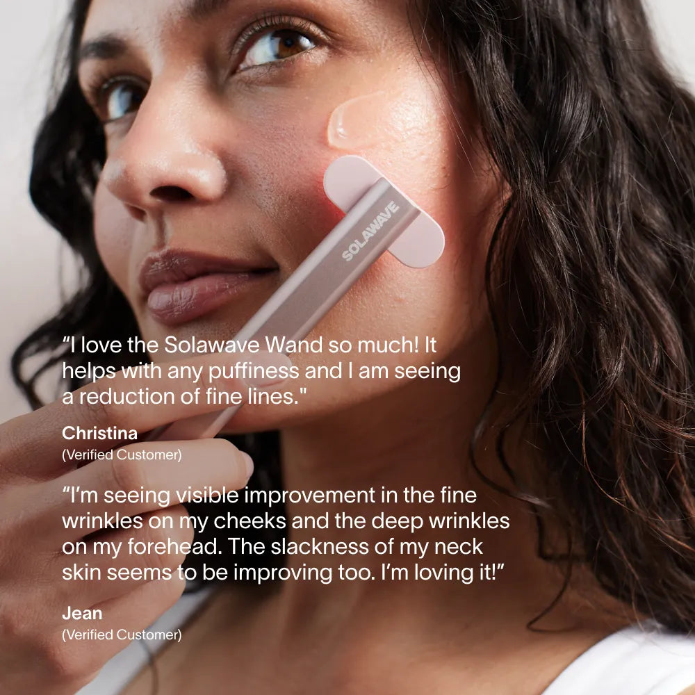On the Go 4-in-1 Red Light Therapy Wand & Activating Serum Kit