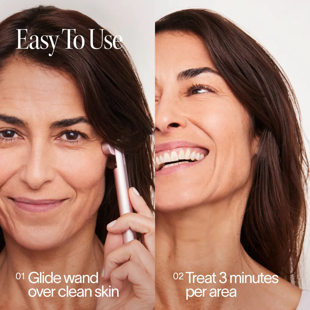 On the Go 4-in-1 Red Light Therapy Wand & Activating Serum Kit